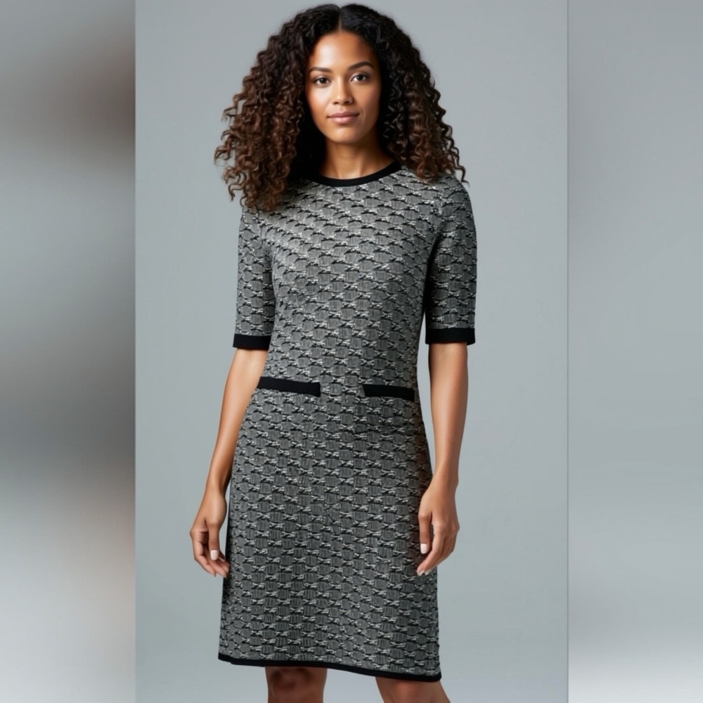 Etcetera Cashmere Blend Knit Sweater Dress / MSRP $395 / Size M - Picture 3 of 4